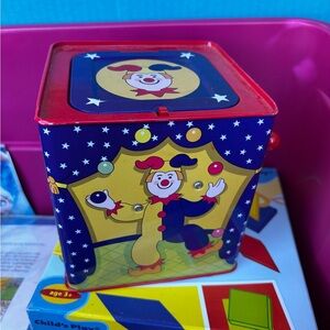 Colorful Clown Surprise Box